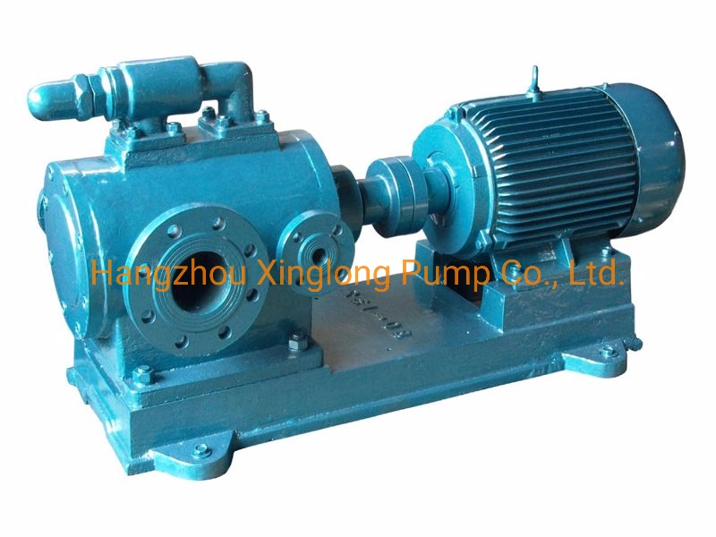 Heated Asphalt Bitumen Triple Steam Jacketing Three Screw Pump