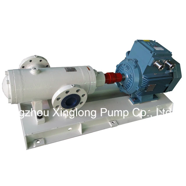 Heated Asphalt Bitumen Triple Steam Jacketing Three Screw Pump