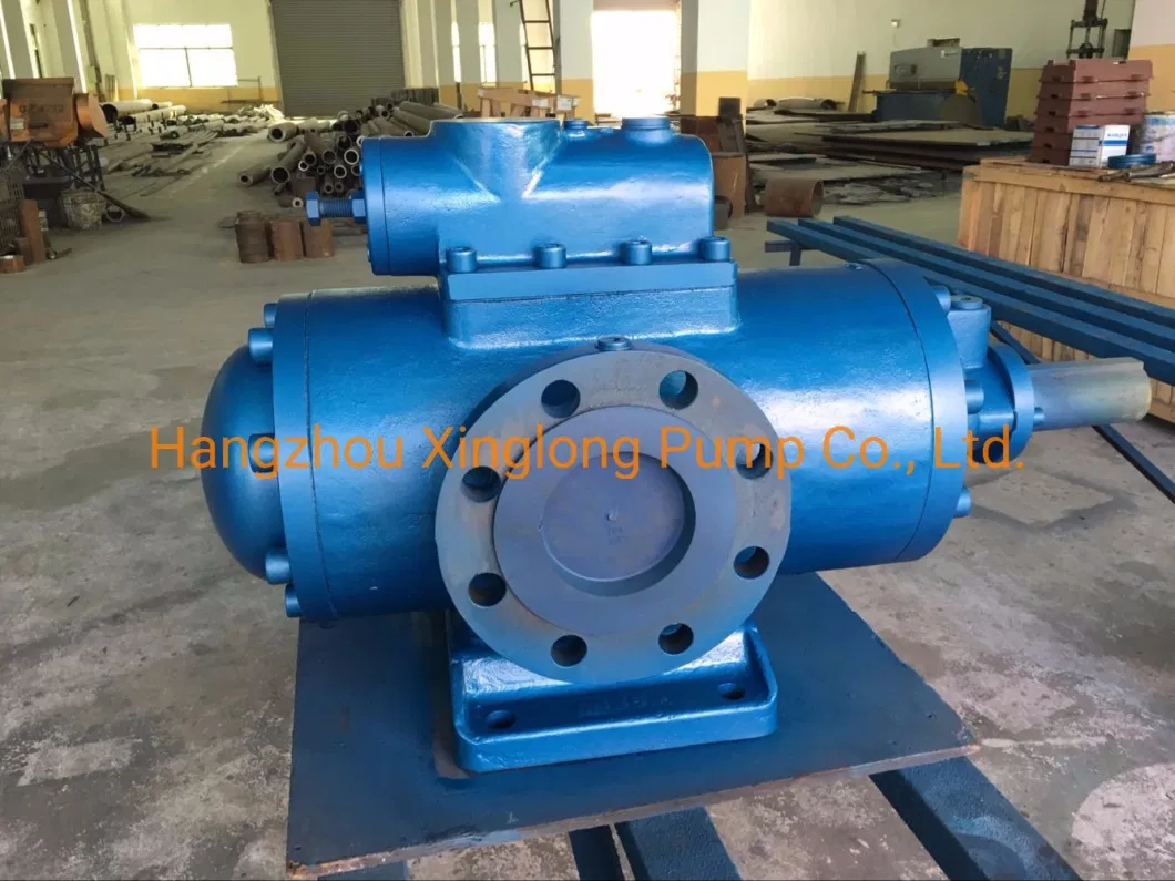 Heated Asphalt Bitumen Triple Steam Jacketing Three Screw Pump